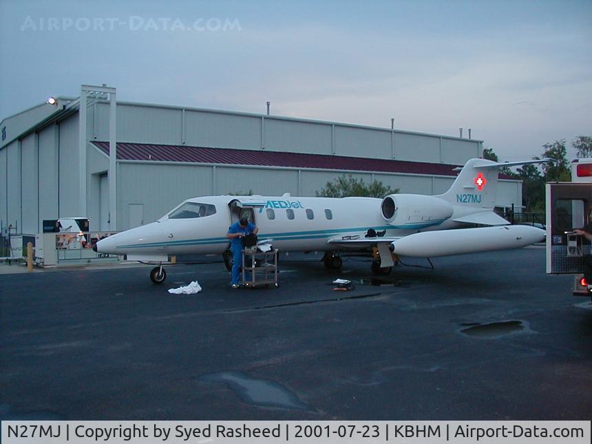N27MJ, 1976 Gates Learjet 36A C/N 027, Outside Medjet Ramp