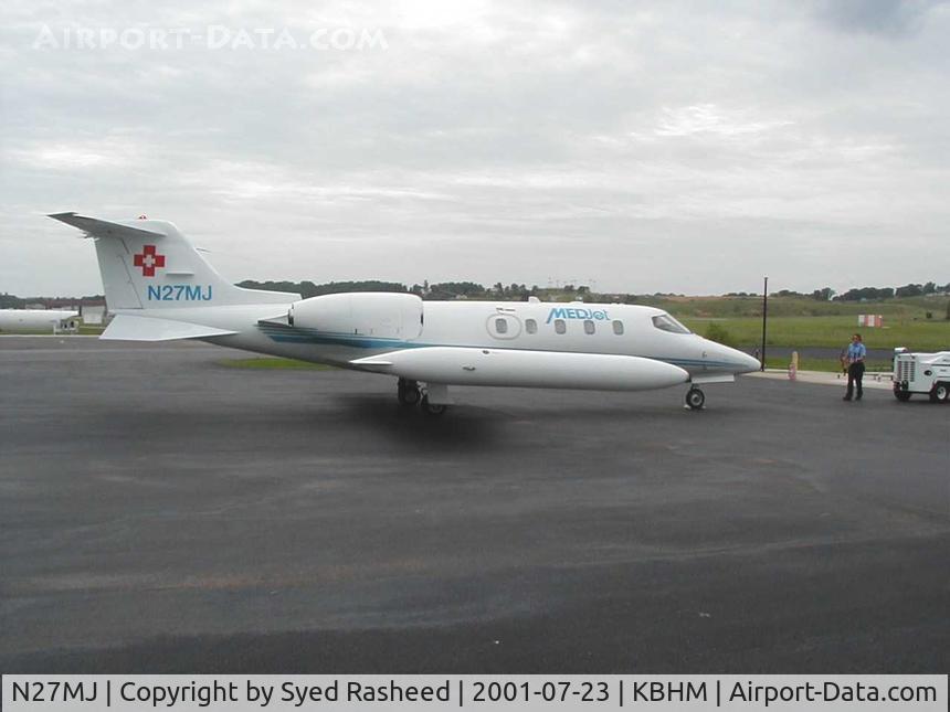 N27MJ, 1976 Gates Learjet 36A C/N 027, Outside Medjet Ramp