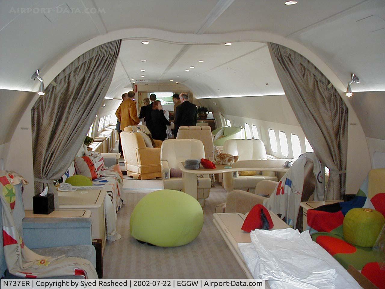 N737ER, 2000 Boeing 737-7CJ BBJ C/N 30754, ALJ GROUP BBJ 1 MAIN CABIN