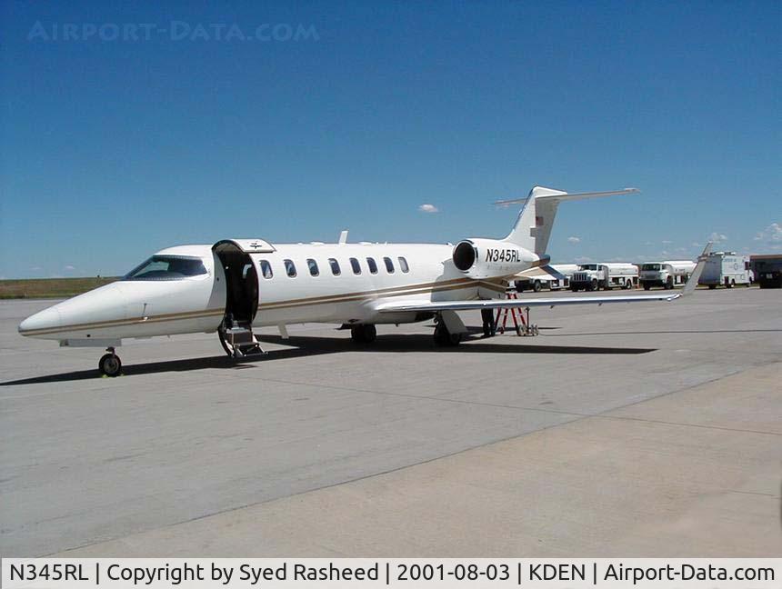 N345RL, 2001 Learjet 45 C/N 180, At Signature ramp KDEN