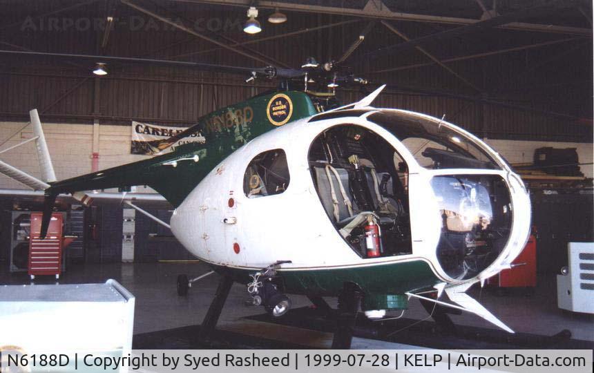 N6188D, Hughes OH-6A C/N 69-16046, US Border Patrol - KELP