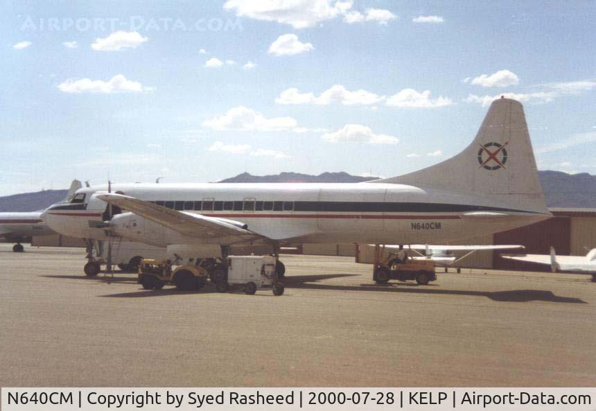 N640CM, 1966 Convair 640-340D C/N 104, On Ground @ KELP