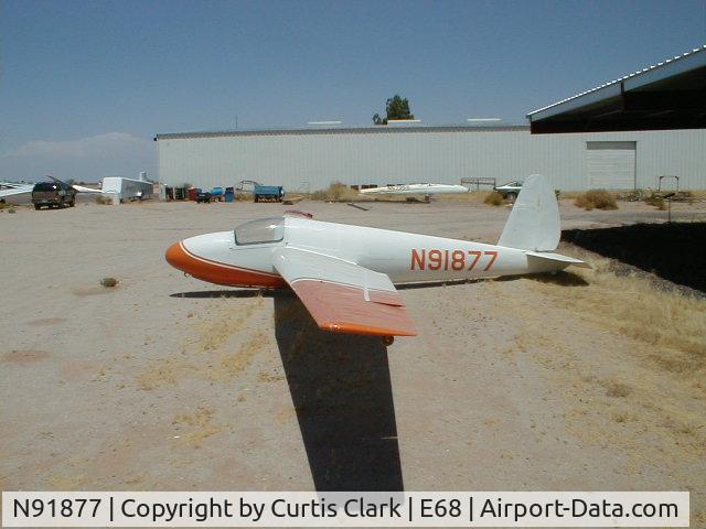 N91877, 1950 Schweizer SGS 1-23 C/N 12, 120 degrees at Estrella Sailport, Arizona