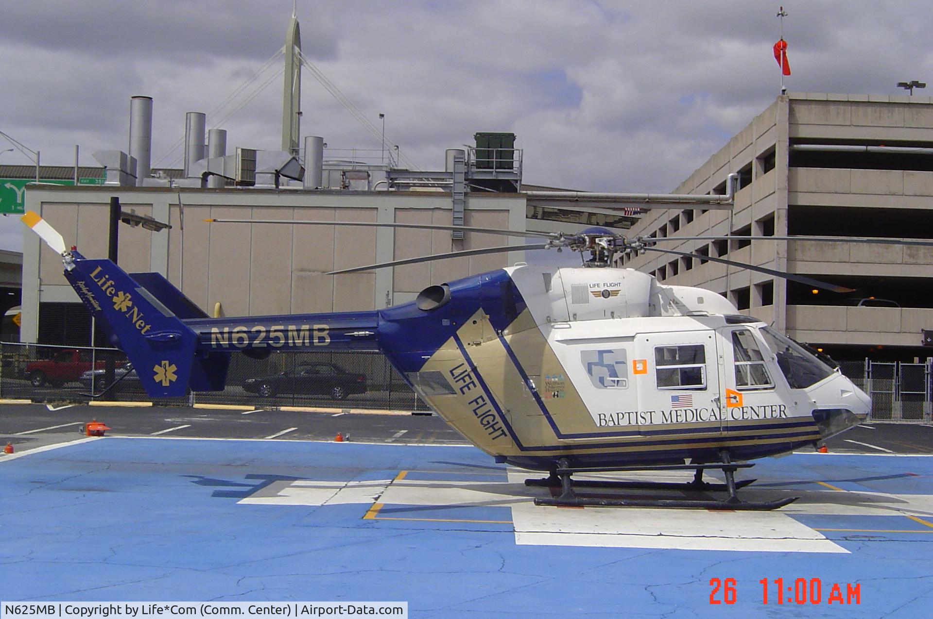 N625MB, 1999 Eurocopter-Kawasaki BK-117A-4 C/N 7108, Lifeflight-1 (Jacksonville,FL)