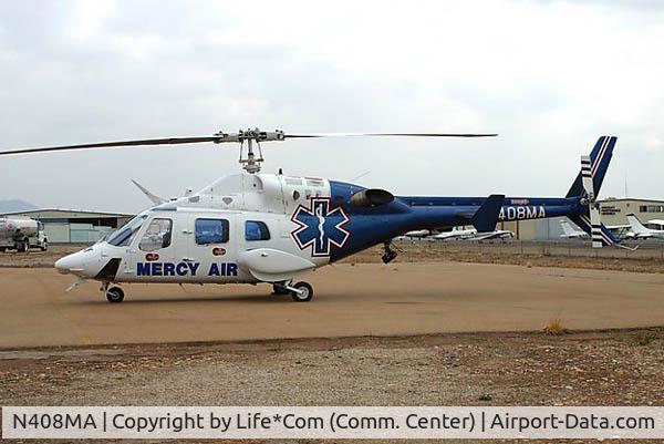 N408MA, 1983 Bell 222B C/N 47135, Mercy Air