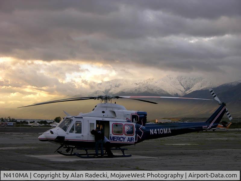 N410MA, 1986 Bell 412 C/N 33125, Mercy Air