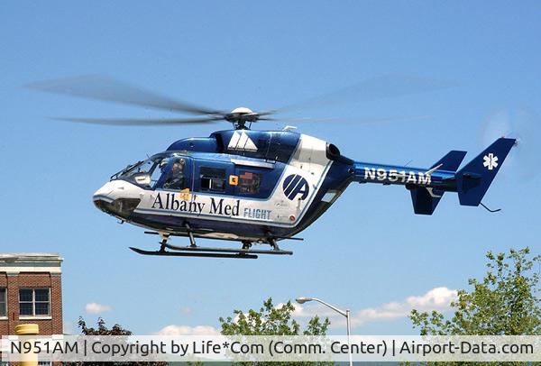 N951AM, 1984 Eurocopter-Kawasaki BK-117A-4 C/N 7017, Albany 1 (Albany, NY.)