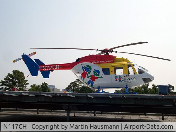 N117CH, 1987 Eurocopter-Kawasaki BK-117B-1 C/N 7123, Kids Care (Atlanta, GA.)
