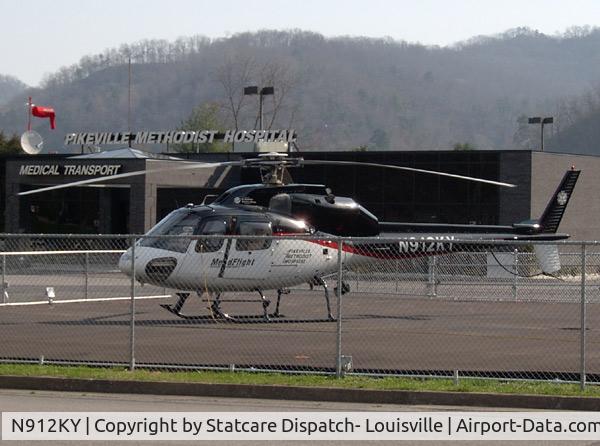 N912KY, 1991 Aerospatiale AS-355F-2 Ecureuil 2 C/N 5500, Medflight (Pikeville, KY.)