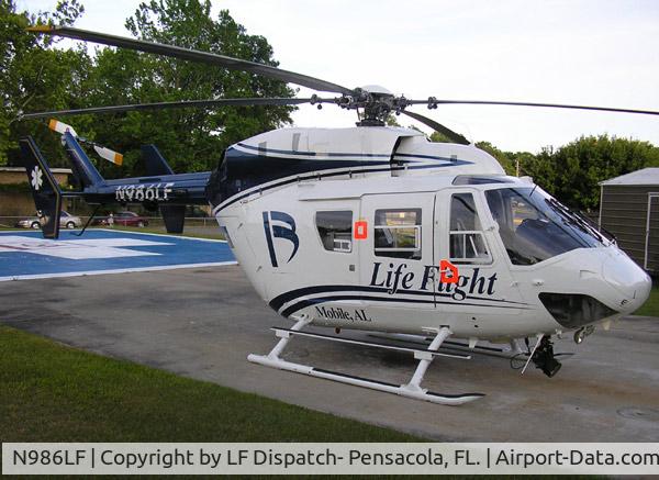 N986LF, 2005 Eurocopter EC-135T-2 C/N 0385, Lifeflight-2 (Mobile, AL.)