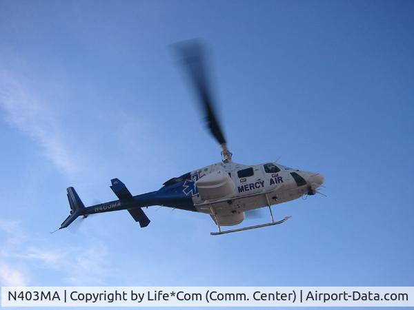 N403MA, Bell 222U C/N 47516, Mercy Air (Pahrump, NV.)
