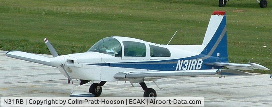 N31RB, 1975 Grumman American AA-5B Tiger C/N AA5B-0156, Grumman AA-5B Tiger