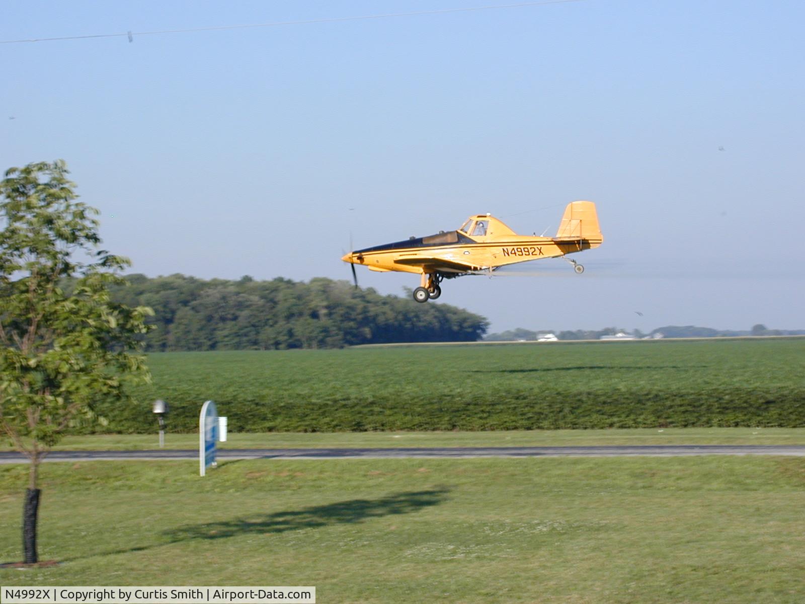 N4992X, 1975 Rockwell International S-2R Turbo Thrush Commander C/N 5037R, Crop Dusting