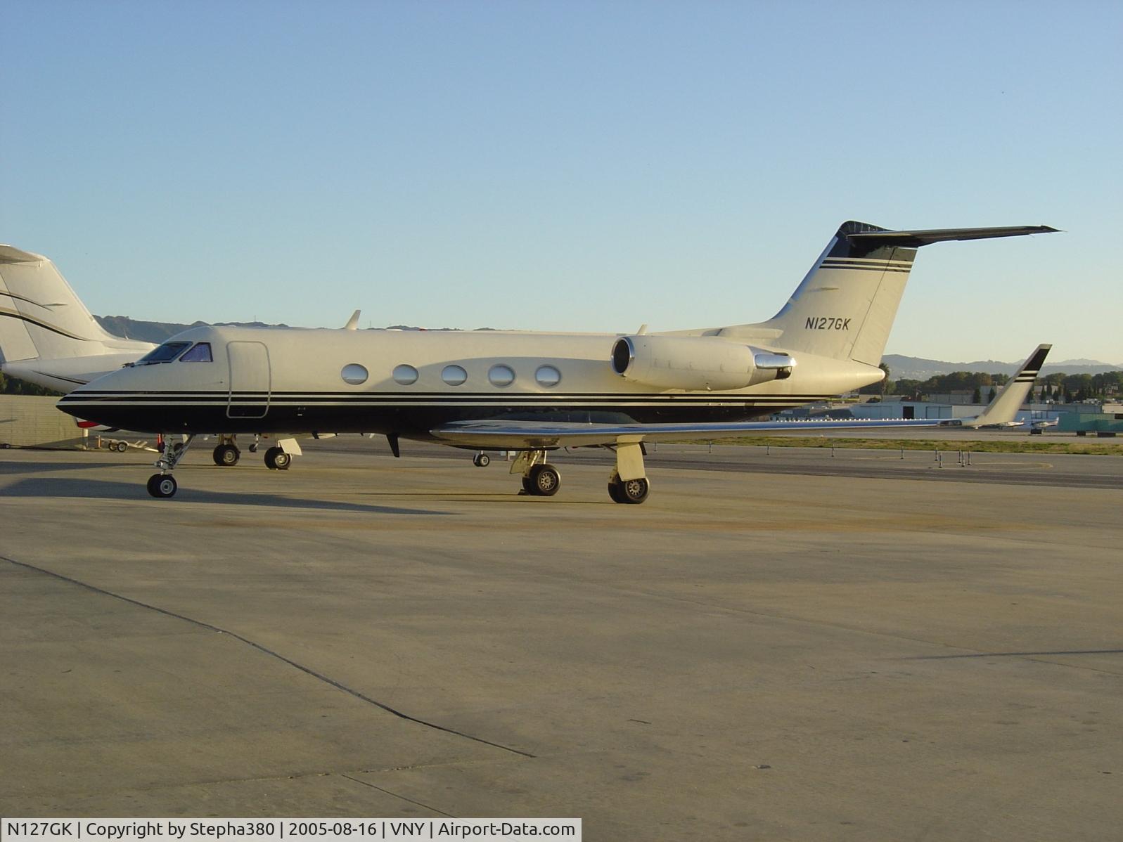 N127GK, 1981 Gulfstream Aerospace G-1159A Gulfstream III C/N 311, Petersen Aviation Parking Van Nuys Airport