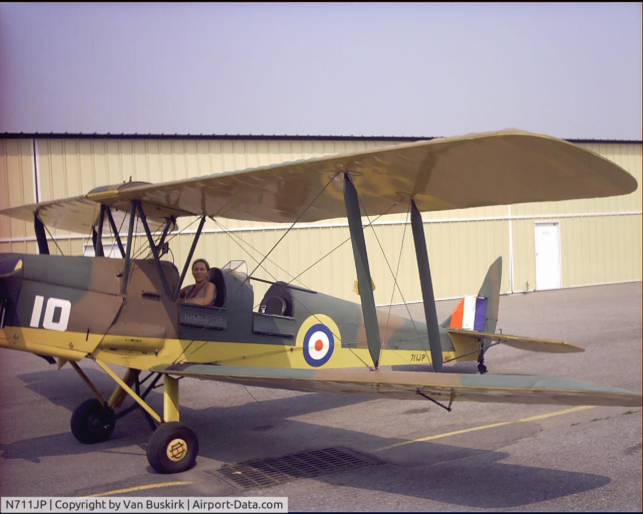 N711JP, 1936 De Havilland DH-82A Tiger Moth II C/N T-4160, Tiger in the spring 05