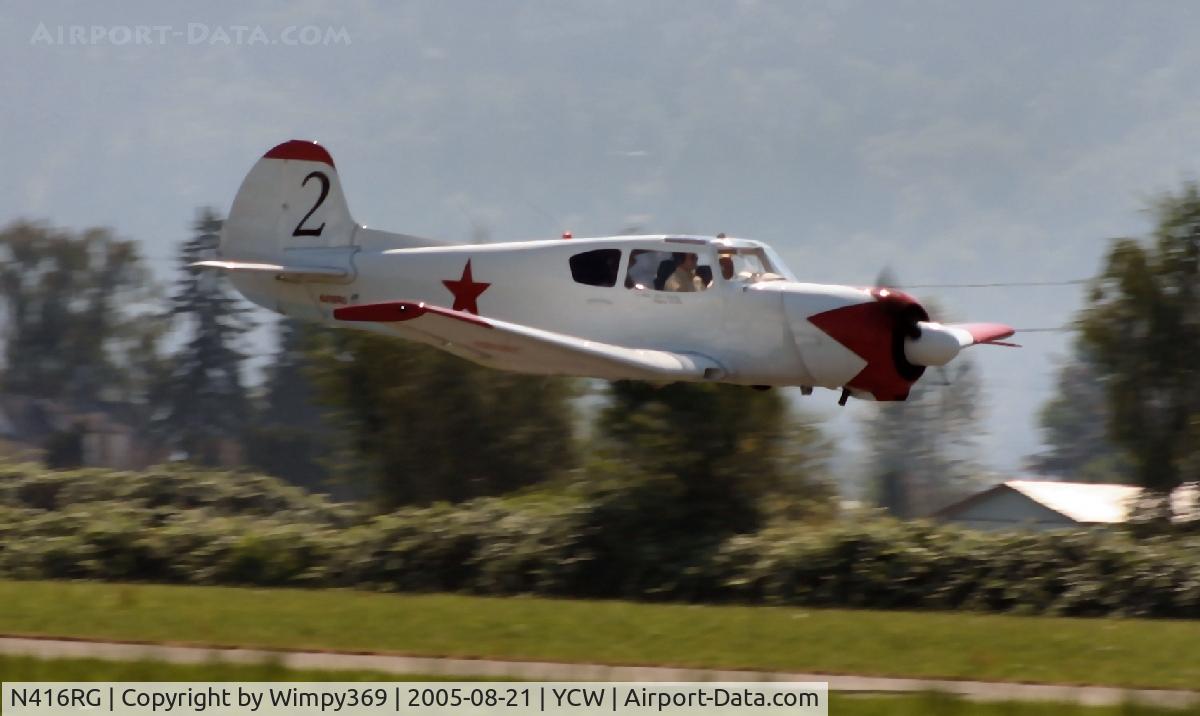 N416RG, 1975 Yakovlev Yak-18 C/N 5200208, Shot at Chilliwack Airshow