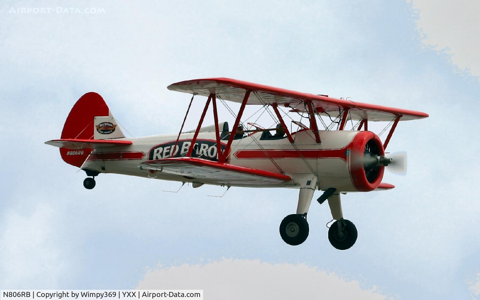 N806RB, 1942 Boeing A75 C/N 75-4000, Shot at Abbotsford airshow 8/14/05