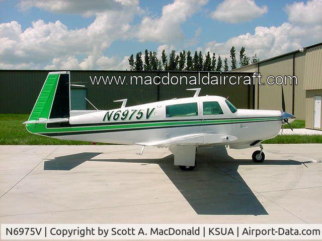 N6975V, 1976 Mooney M20F Executive C/N 22-1342, Mooney M20F N6975V