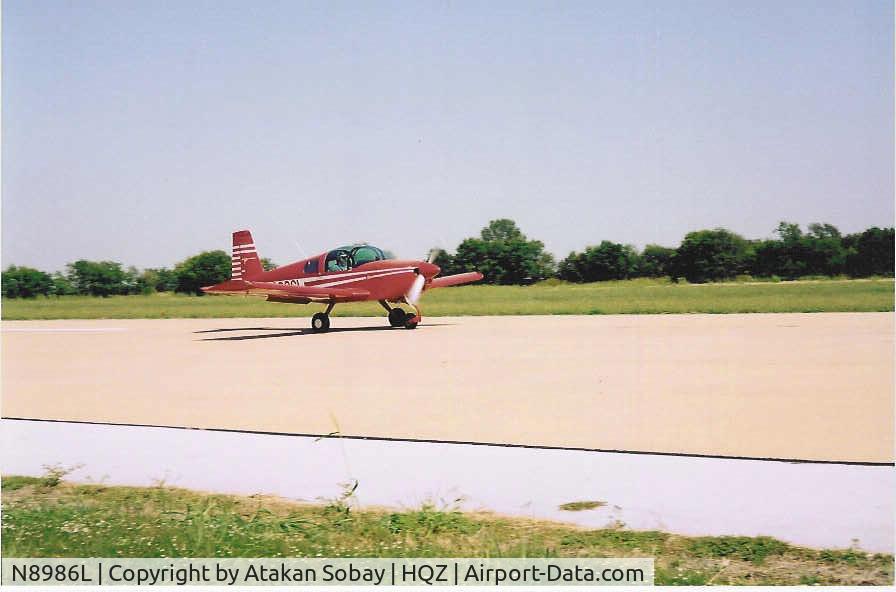 N8986L, 1974 Grumman American AA-1B Trainer C/N AA1B-0436, Take-off
