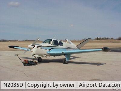 N2035D, 1952 Beech C35 Bonanza C/N D-3386, N2035D