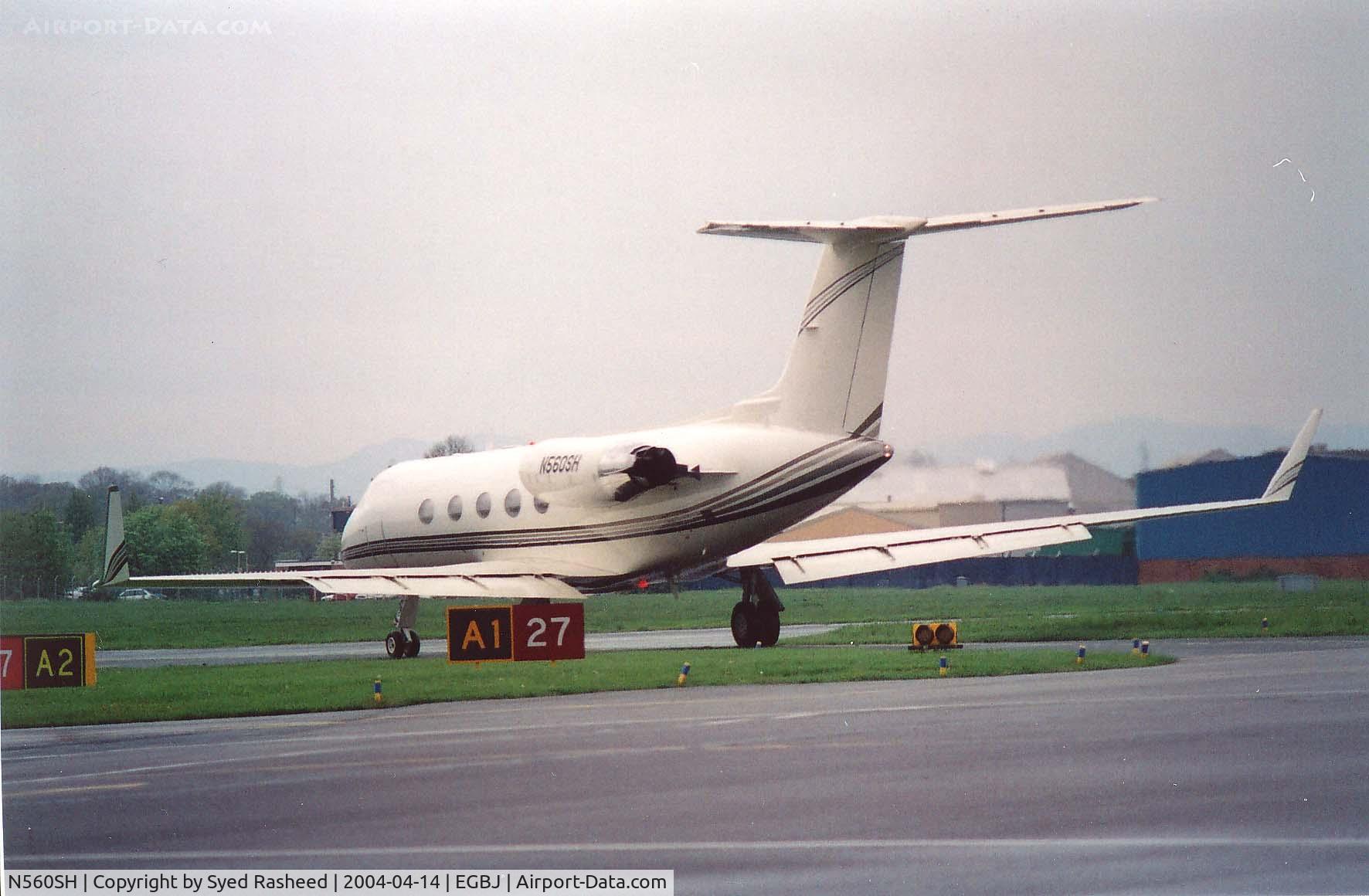 N560SH, 1983 Gulfstream Aerospace G-1159A Gulfstream III C/N 404, N560SH ON TAXIING OUT FOR LEMG / MALAGA
