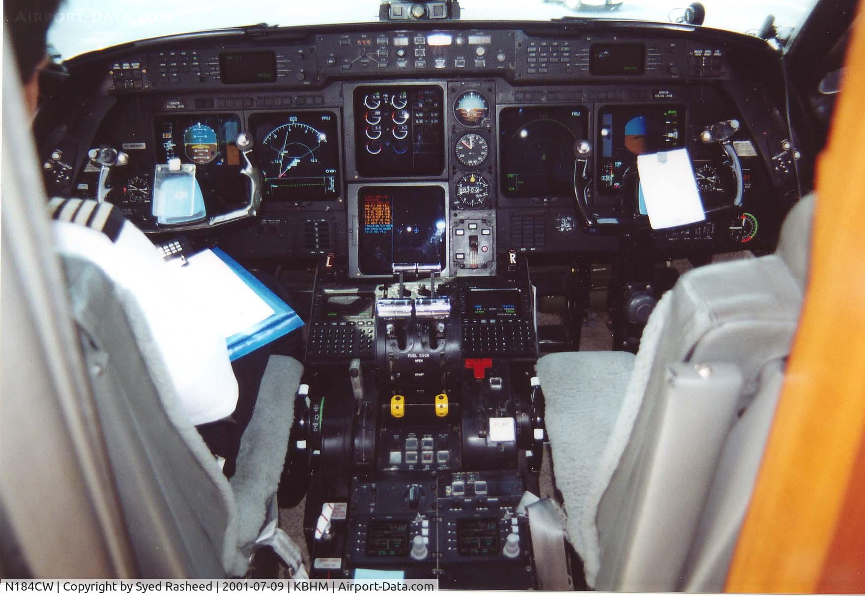 N184CW, 1986 Gulfstream Aerospace Gulfstream IV C/N 1004, Front Office - N184CW - Medjet Ramp - KBHM
