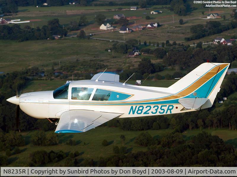 N8235R, 1972 Bellanca 17-30A Viking C/N 30437, James Criswell flying along in the late afternoon over southern Tennessee