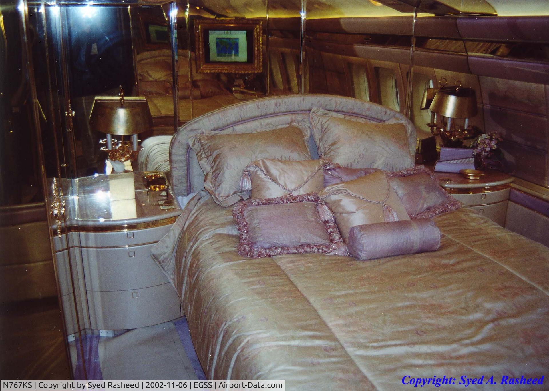 N767KS, 1996 Boeing 767-24QER C/N 28270, Bedroom Scene - N767KS - Mideast jet