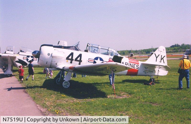 N7519U, 1952 Canadian Car & Foundry Harvard MK IV C/N CCF4-237, N7519U