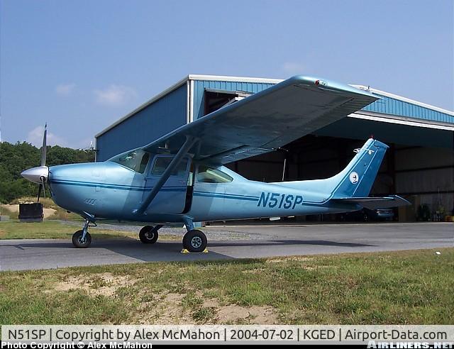 N51SP, 1980 Cessna 182Q Skylane C/N 18267563, Parked in front of DSP Aviation South Hanger