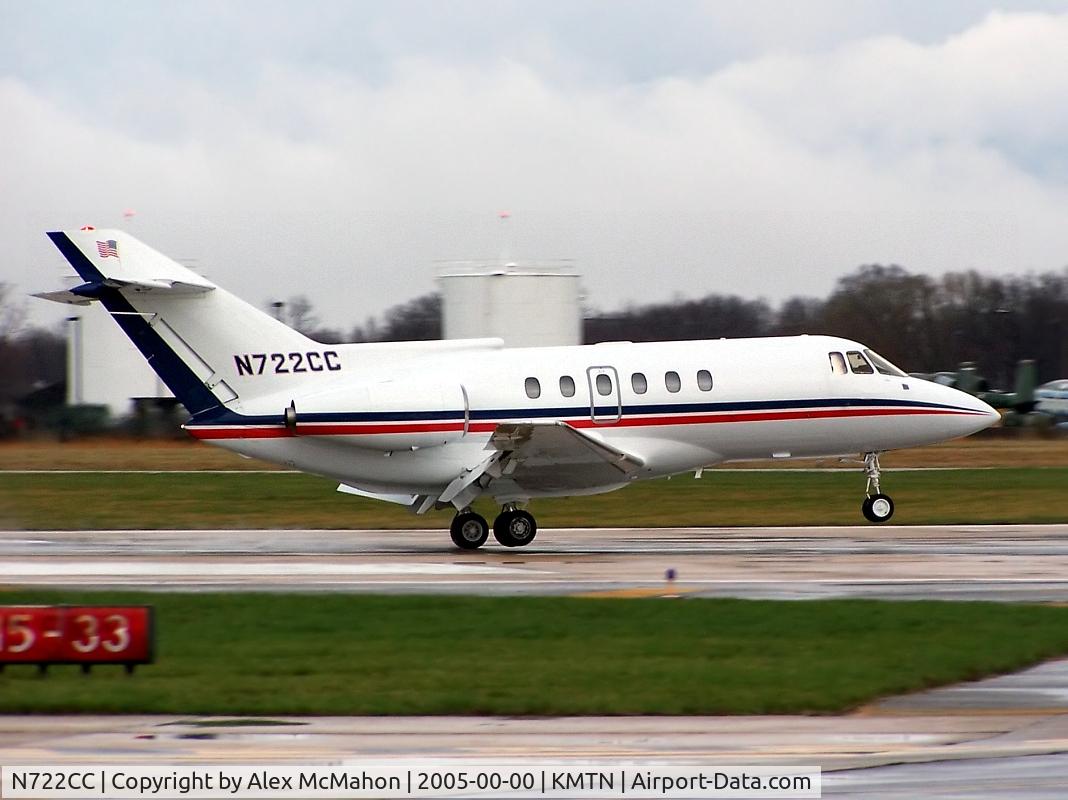 N722CC, 1984 British Aerospace BAe.125 Series 800A C/N 258008, Landing