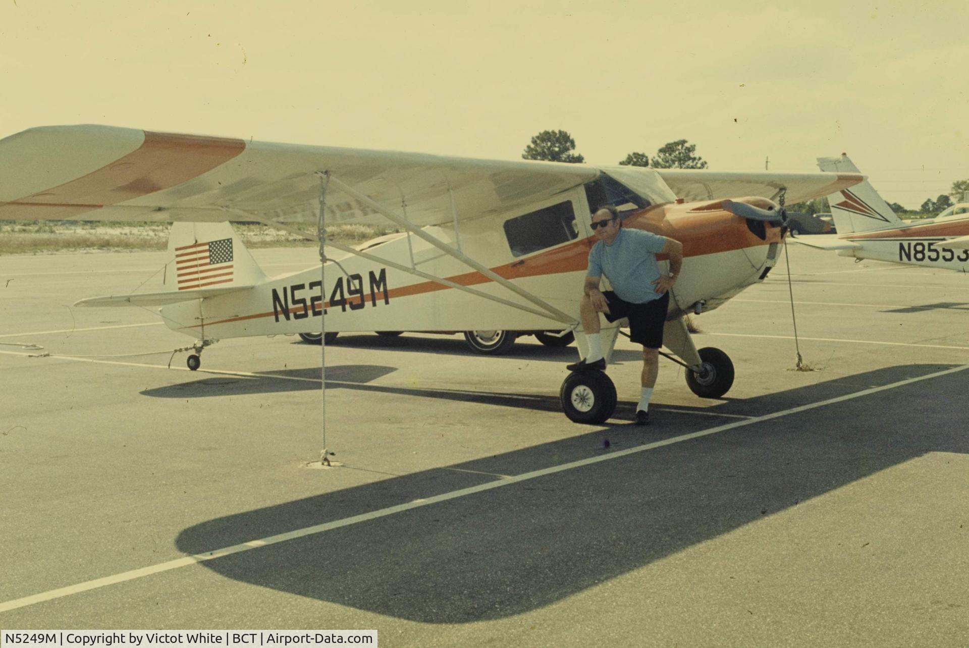 N5249M, 1947 Taylorcraft BC12-D C/N 10549, 46 T-Craft at Boca Raton FL