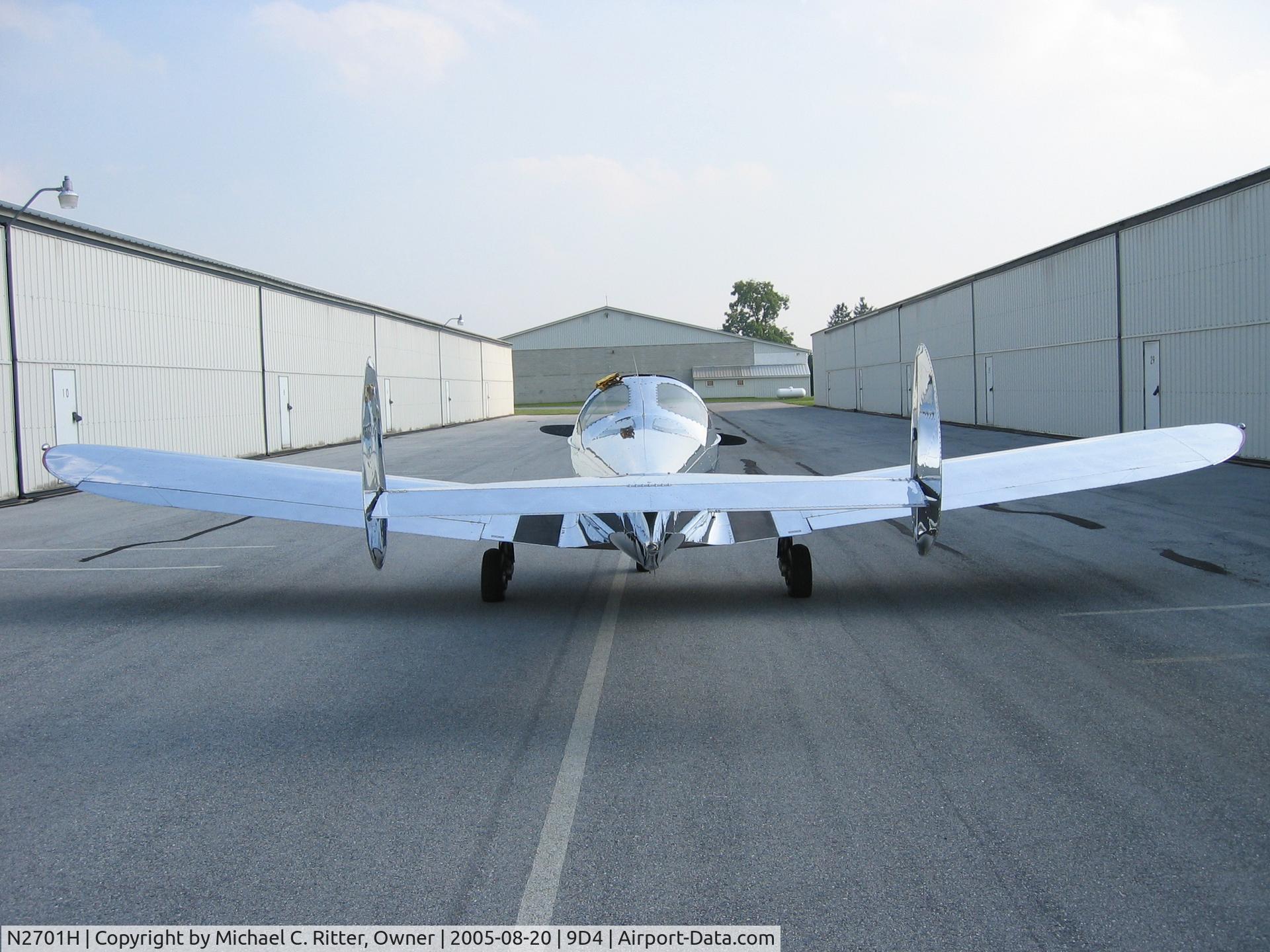 N2701H, 1946 Erco 415C Ercoupe C/N 3326, Polished Ercoupe