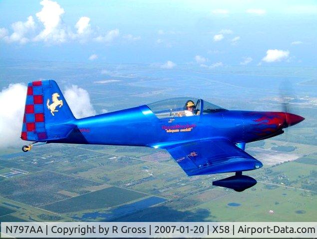 N797AA, 2003 Team Rocket F1 Rocket C/N 17, Team Rocket F1 in Flight