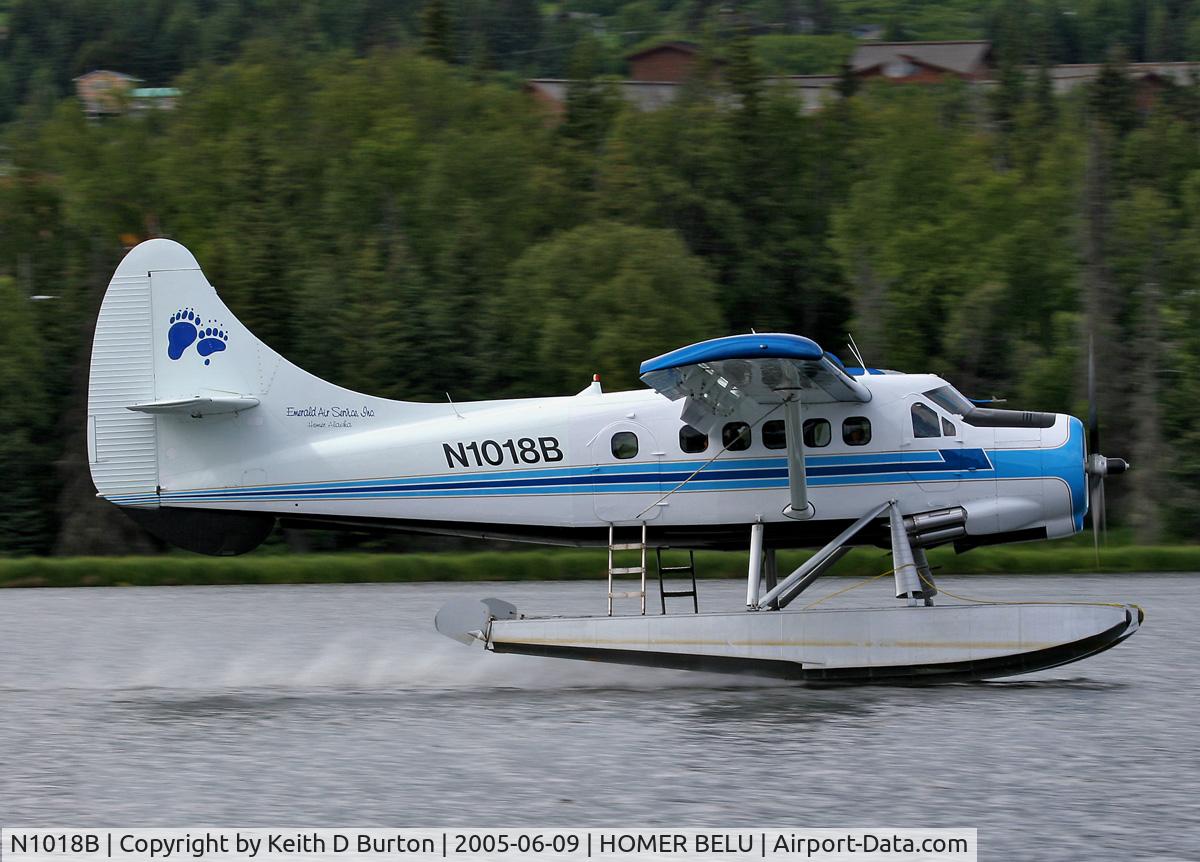 N1018B, 1960 De Havilland Canada DHC-3 Otter C/N 392, Landing after performing a pleasure flight.