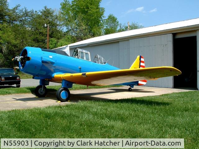 N55903, 1939 North American NA-64 C/N 64-3022, Only BT-14 in the world currently flying