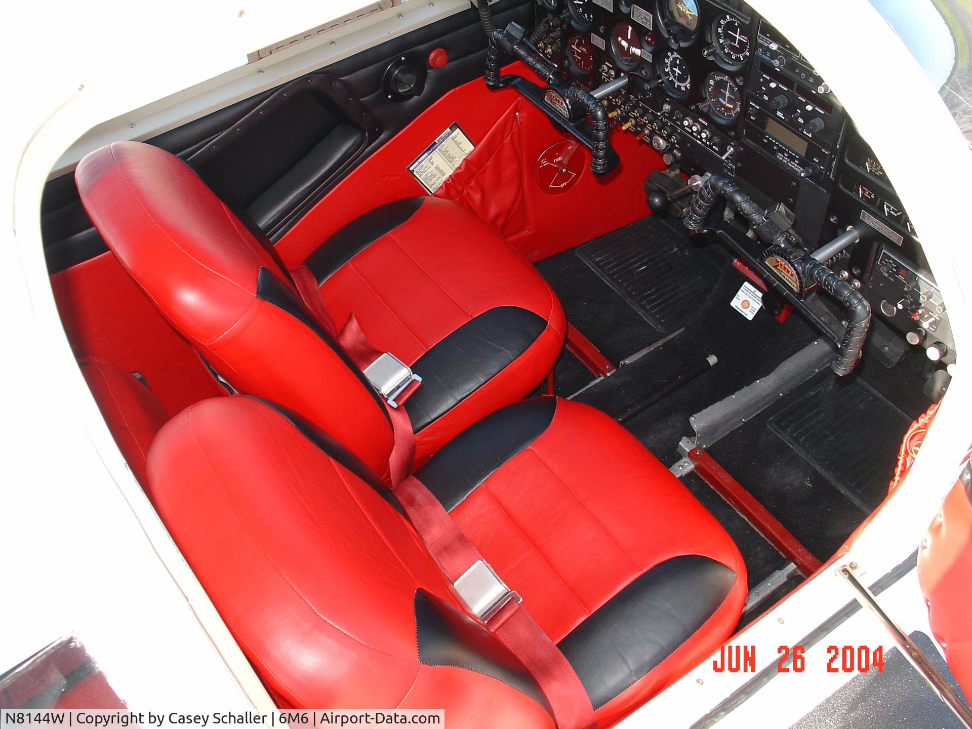 N8144W, 1965 Piper PA-28-180 C/N 28-2258, ultra leather interior