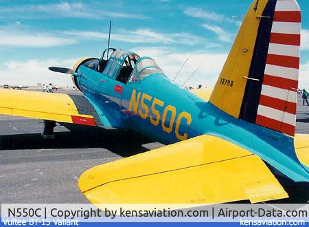 N550C, 1942 Consolidated Vultee BT-15 C/N 10798, amigo airshow