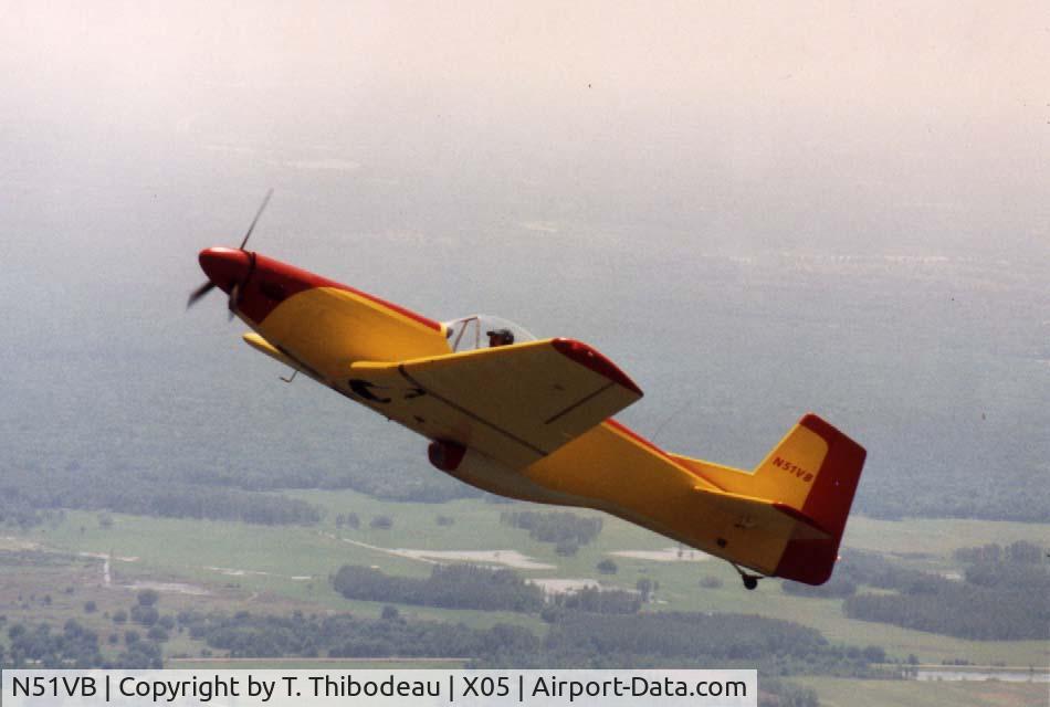 N51VB, 1997 Loehle 5151 Mustang RG C/N 5151-873304, flying gear up