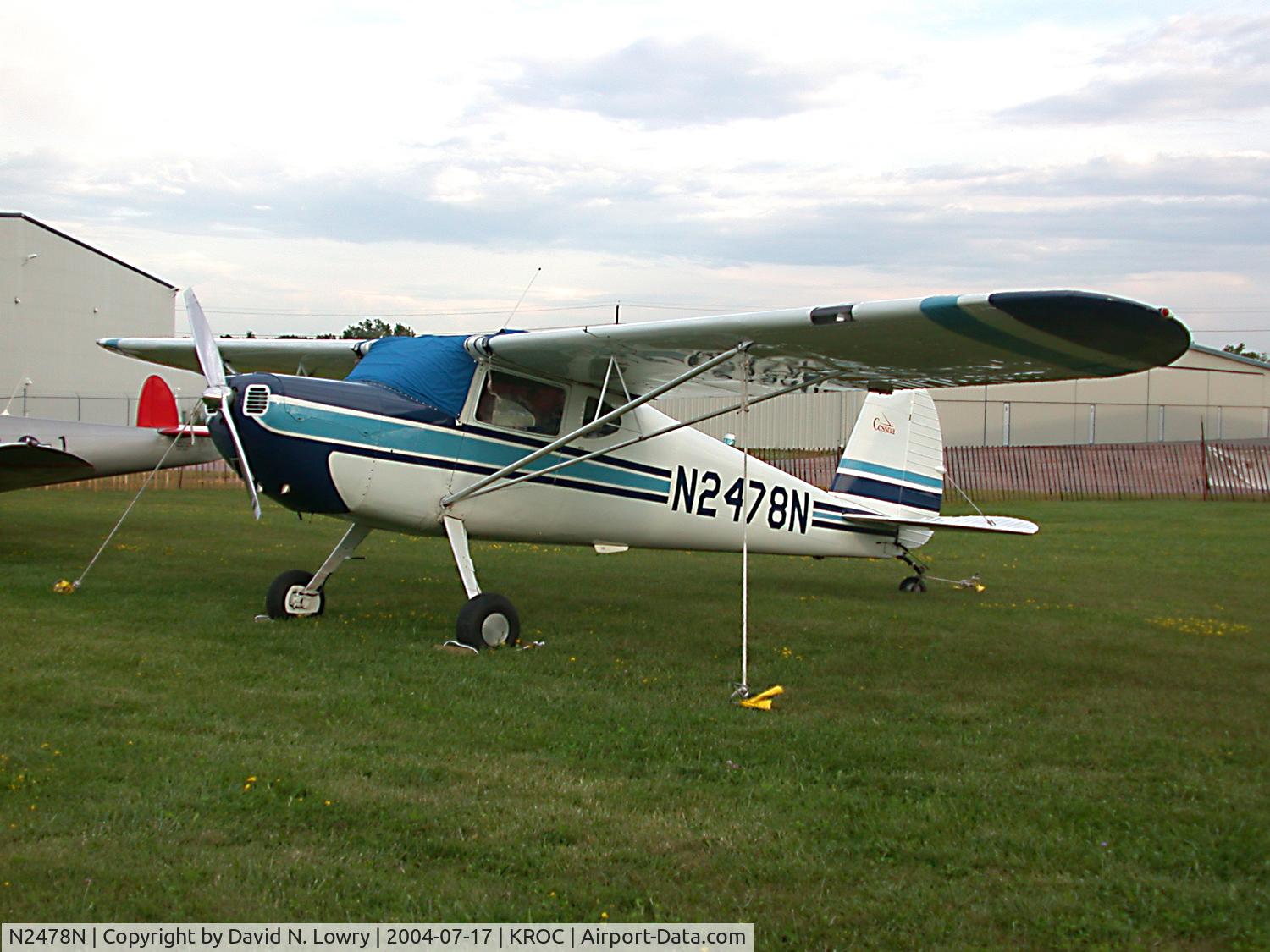 N2478N, 1947 Cessna 120 C/N 12731, N2478N a 1947 Cessna 120
