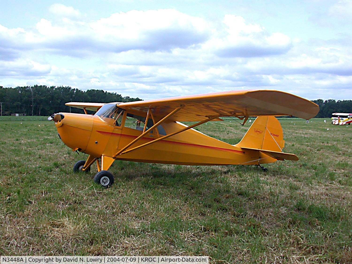 N3448A, 1953 Piper PA-22S-135 C/N 22-1706, N3448A a 1941 Aeronca G5CA