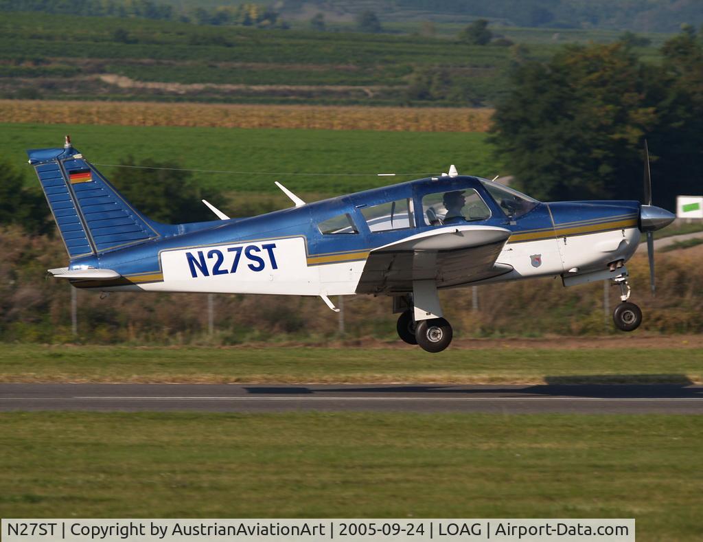 N27ST, 1973 Piper PA-28R-200 C/N 28R7335185, Homebase at Krems/Langenlois - Austria