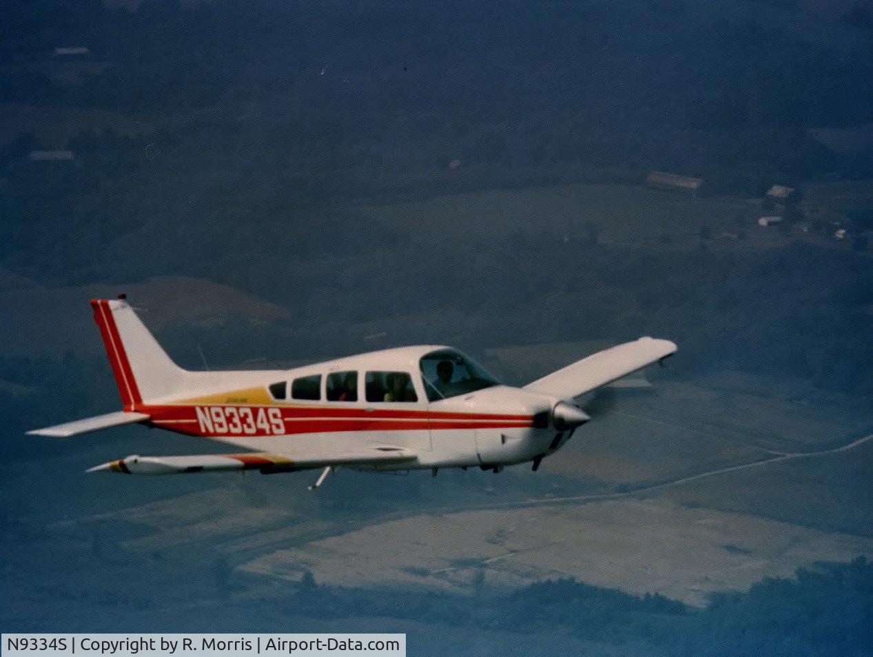 N9334S, 1975 Beech B24R Sierra C/N MC-347, Over Virginia