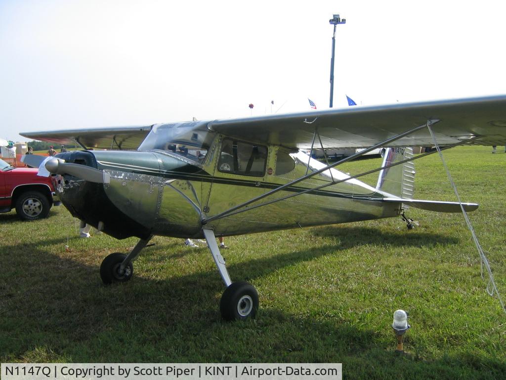 N1147Q, 1947 Cessna 140 C/N 12785, All shined up for static display