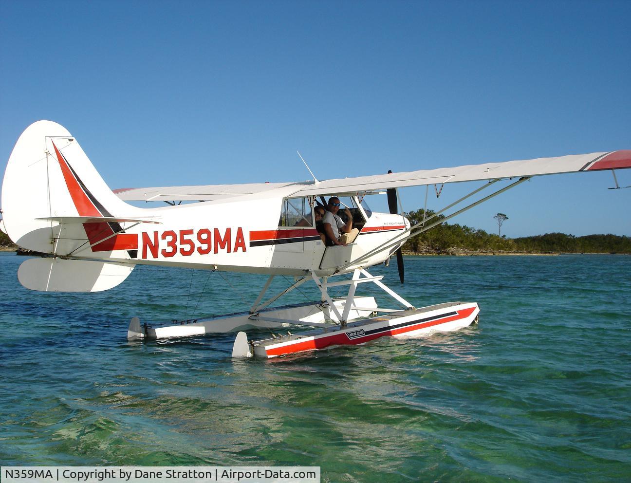 N359MA, 2000 Aviat A-1B Husky C/N 2069, Water landing, Abaco Bahamas