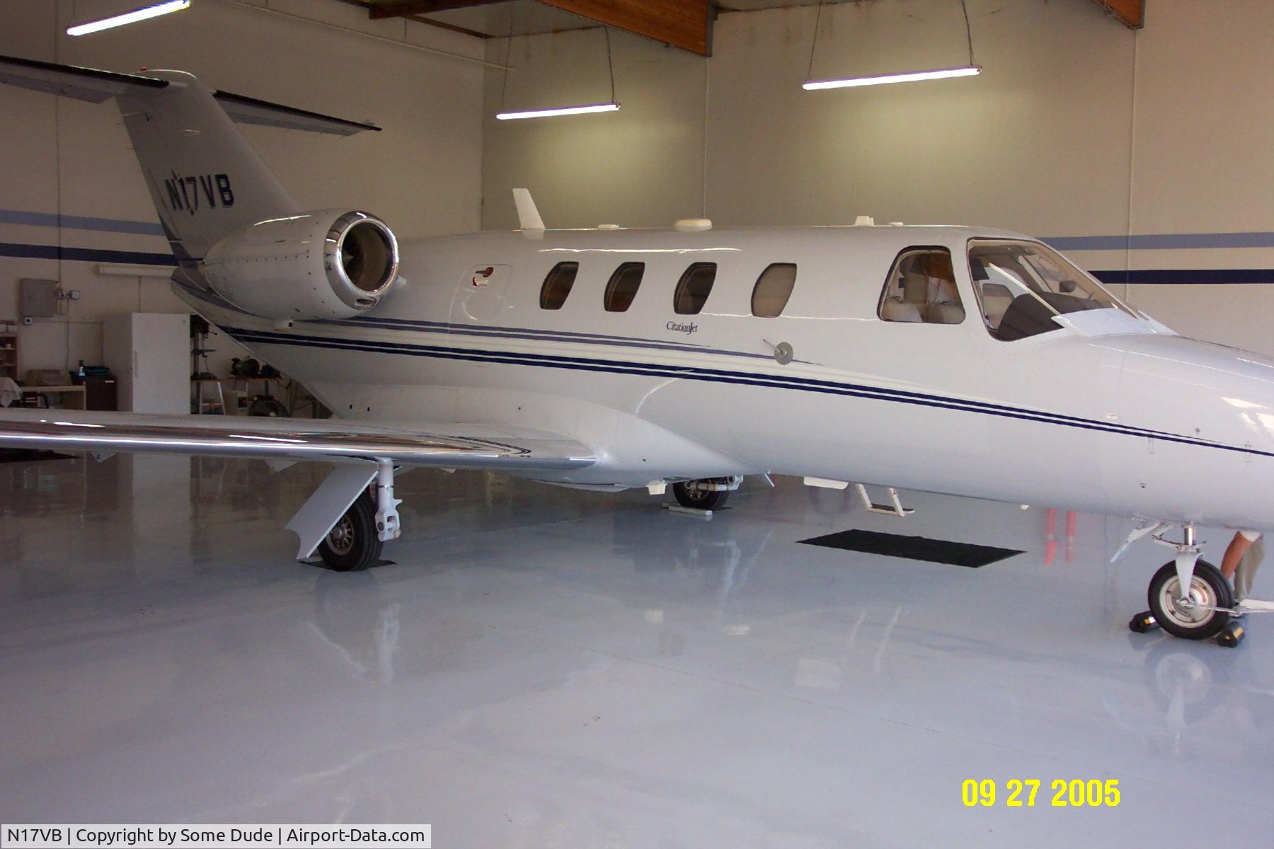 N17VB, 1997 Cessna 525 CitationJet C/N 525-0206, Cessna Citation