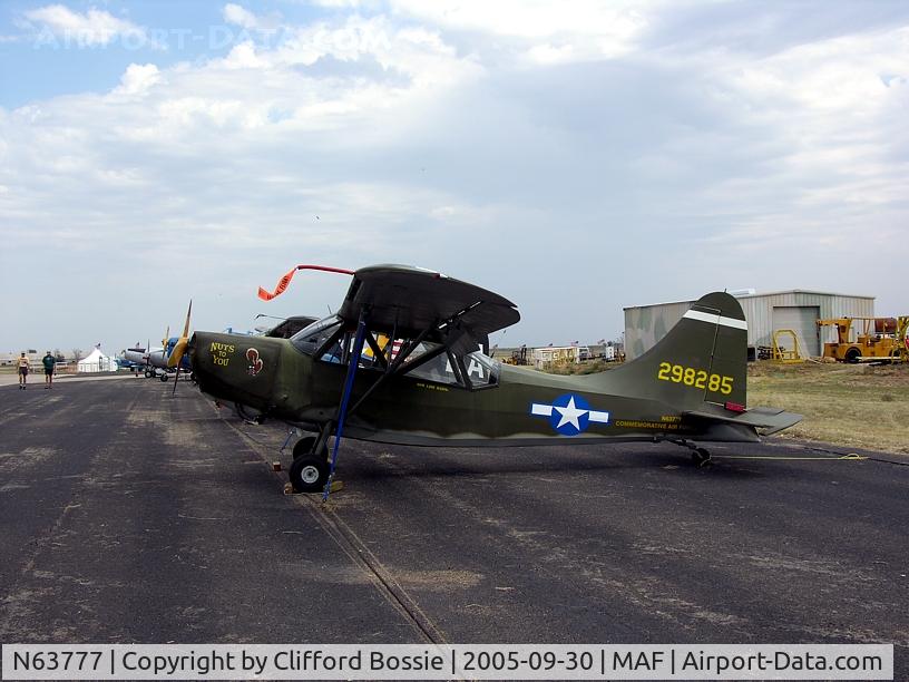 N63777, 1943 Stinson L-5 Sentinel C/N 76-526, L-5 42-98285 N63777 at the CAF Airshow 2005