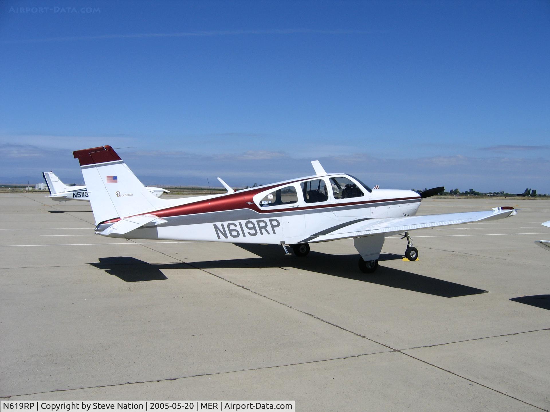 N619RP, 1964 Beech 35-C33 Debonair C/N CD-826, Photograped at former Castle Air Force Base near Atwater, CA