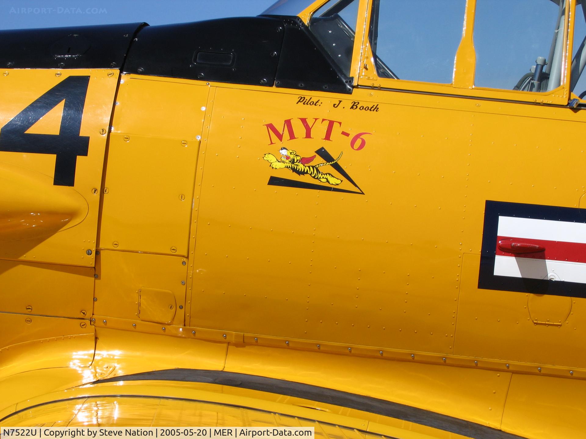 N7522U, 1952 Canadian Car & Foundry Harvard MK IV C/N CCF4-214, Close-up of nose art 