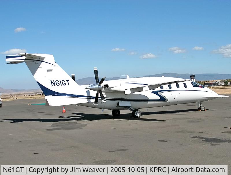 N61GT, 2001 Piaggio P-180 Avanti C/N 1051, Photo at Prescott, AZ